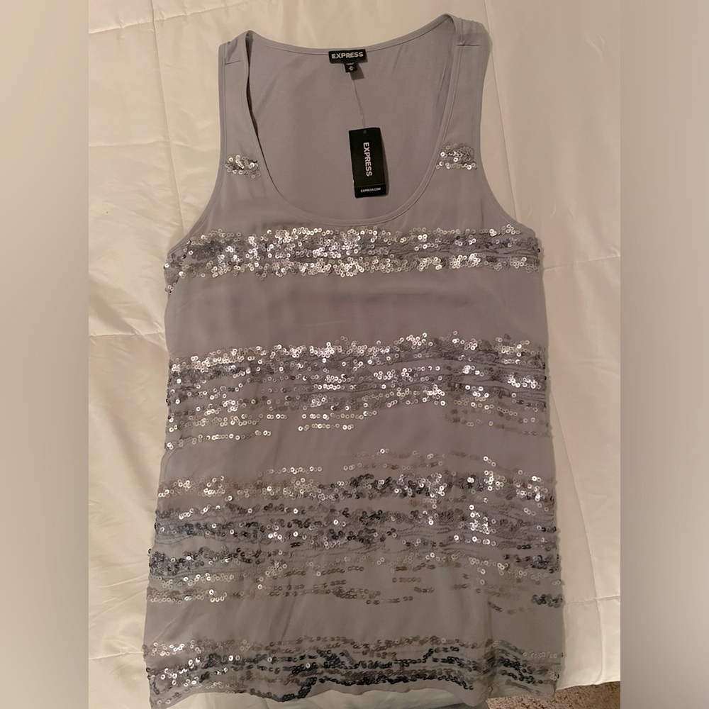 Express Sequined Tank Top